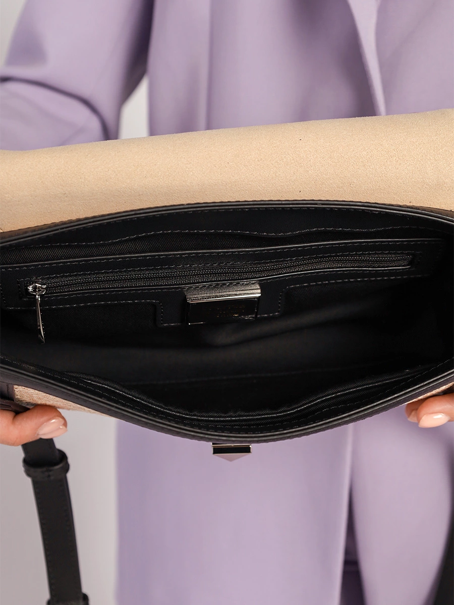 Сумка-кроссбоди с плетением